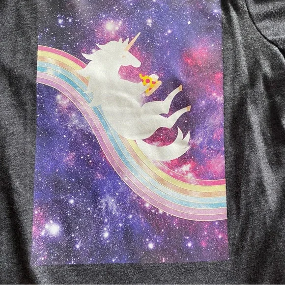 Old Navy size xs(5) unicorn short sleeve tee - Picture 2 of 5